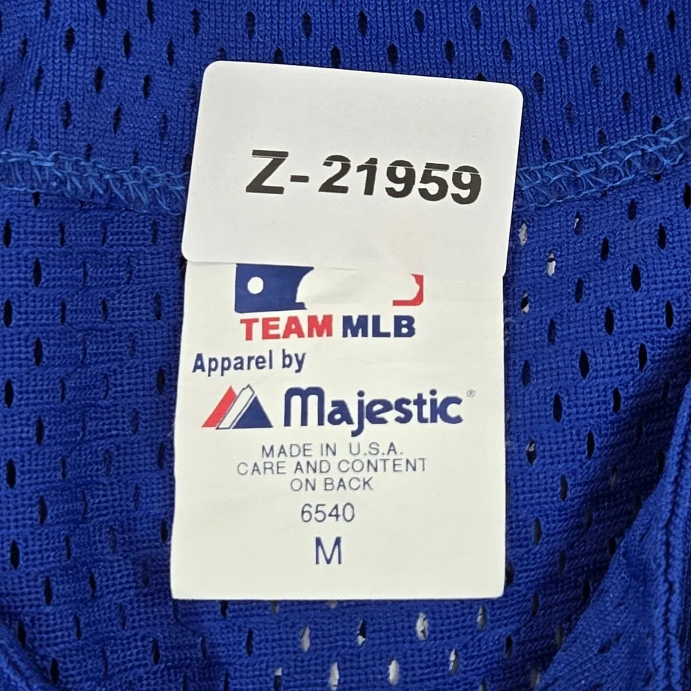 VINTAGE Los Angeles Dodgers Men Jersey M‎ Blue Majestic Baseball 90s USA